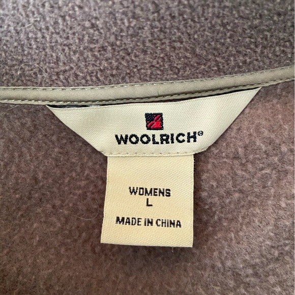 Women’s Woolrich Fleece Vest, Sz L, Monochrome, Minimalist, Outdoor, Hiking - Picture 4 of 5